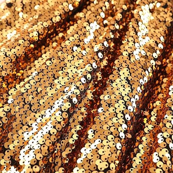 Flofallzique Girls Sequin Skirts Glitter Sparkle Skirt Toddler Tutu - 7 - Picture 4 of 7